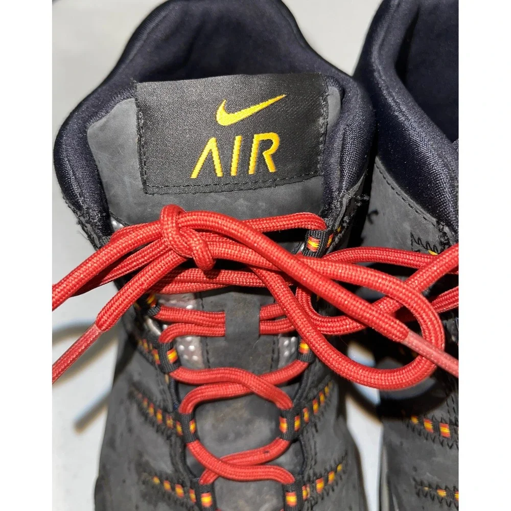 Nike ACG Air Mens Hiking Boots Black Grey Red 305313-071 Vintage 2004 Size 10.5